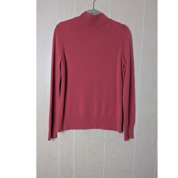 Preston & York premiere pink cashmere crew neck warm sweater size medium - Picture 5 of 8